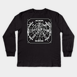 Andromeda Station Kids Long Sleeve T-Shirt